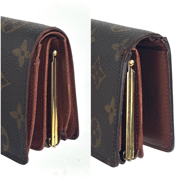 ❌SOLD❌Louis Vuitton Monogram Portefeuille Viennois kiss lock French Purse Wallet - Picture 5 of 12